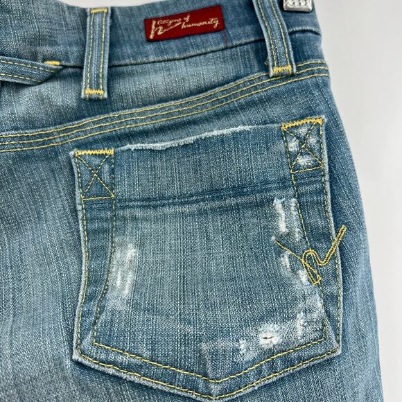 COH Citizens of Humanity (24) (28x23) Crossroads Carpenter Capri Jeans - Picture 8 of 12